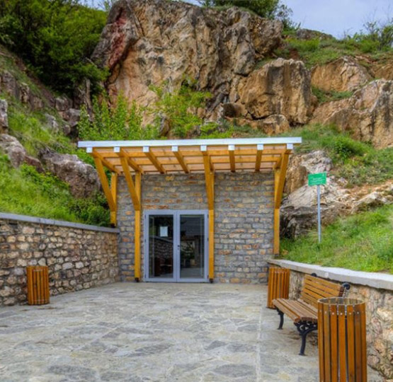 Gadime cave entrance
