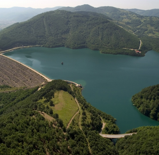 Dam Gazivoda See Kosovo