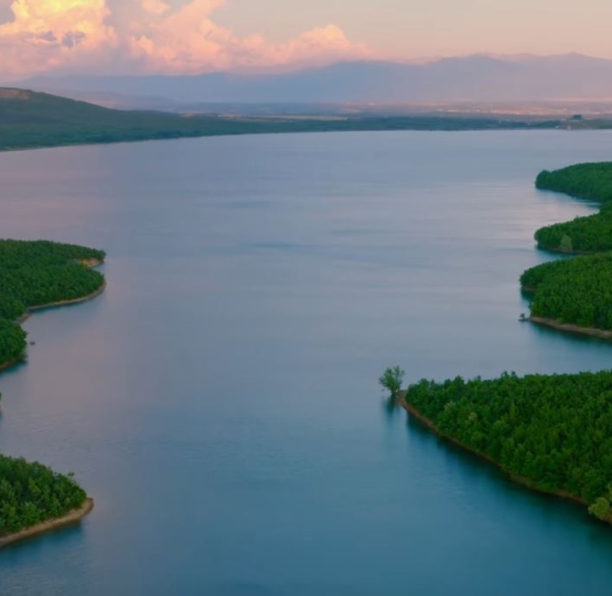 Lake Gazivoda reservoir Kosovo