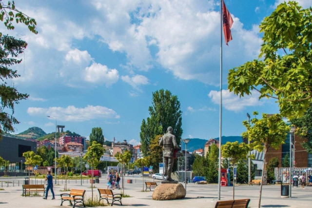 Mitrovica city Kosovo