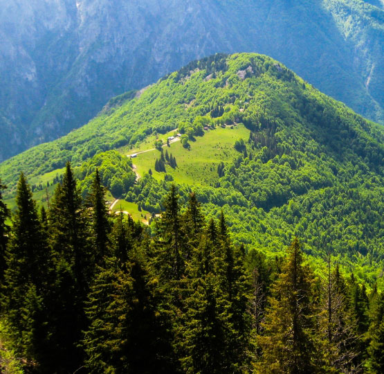 Peja mountains Kosovo