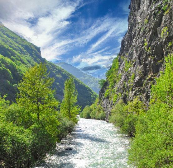 Rugova Canyon Kosovo