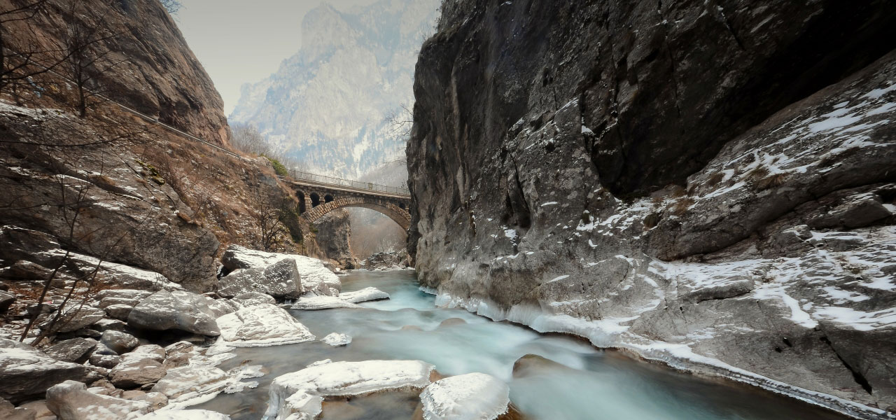 Rugova gorge canyon