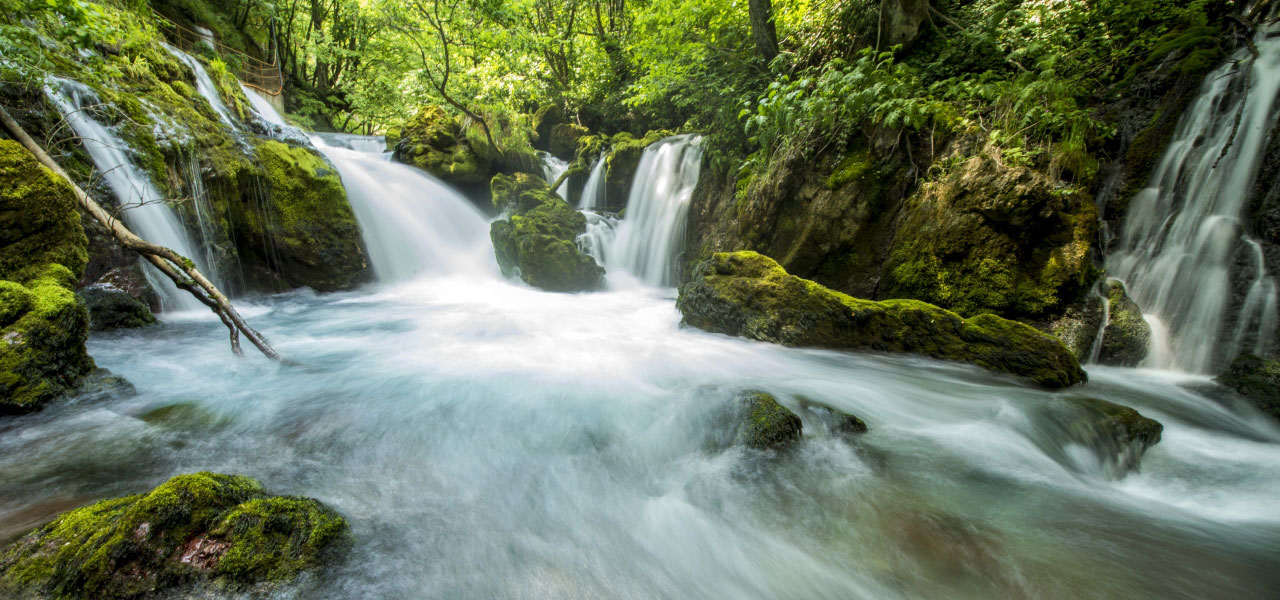 White Drin Waterfalls